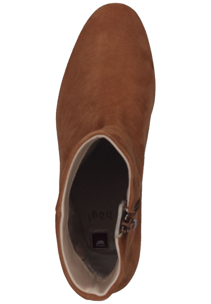 Högl Stiefelette Veloursleder Camel