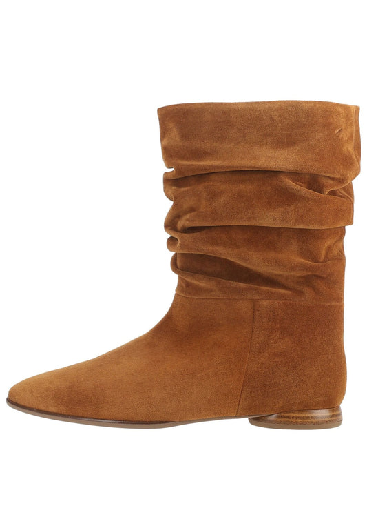 Högl Stiefelette Veloursleder Camel