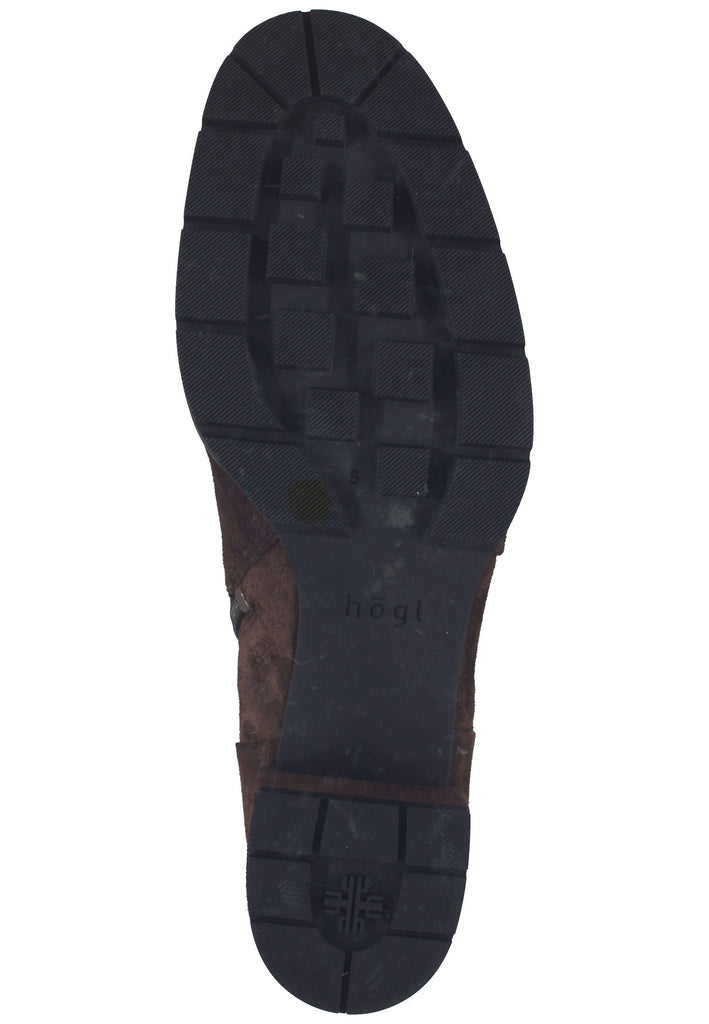 Högl Stiefelette Veloursleder Dunkelbraun