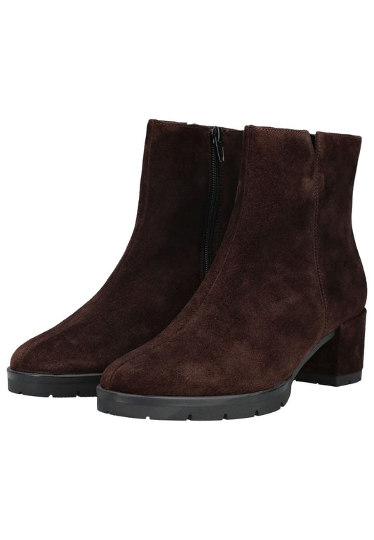 Högl Stiefelette Veloursleder Dunkelbraun