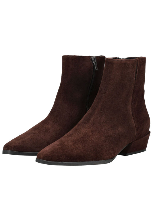 Högl Stiefelette Veloursleder Dunkelbraun