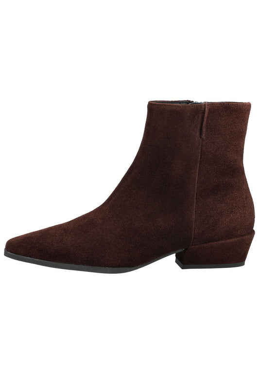 Högl Stiefelette Veloursleder Dunkelbraun