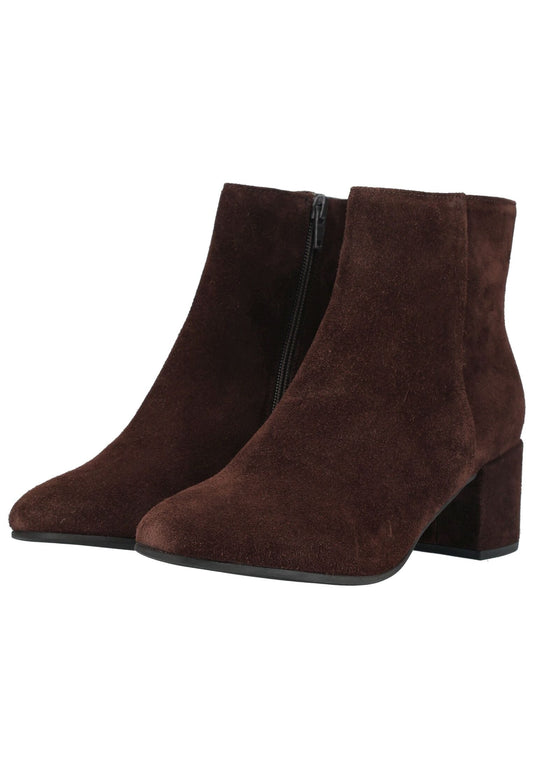 Högl Stiefelette Veloursleder Dunkelbraun