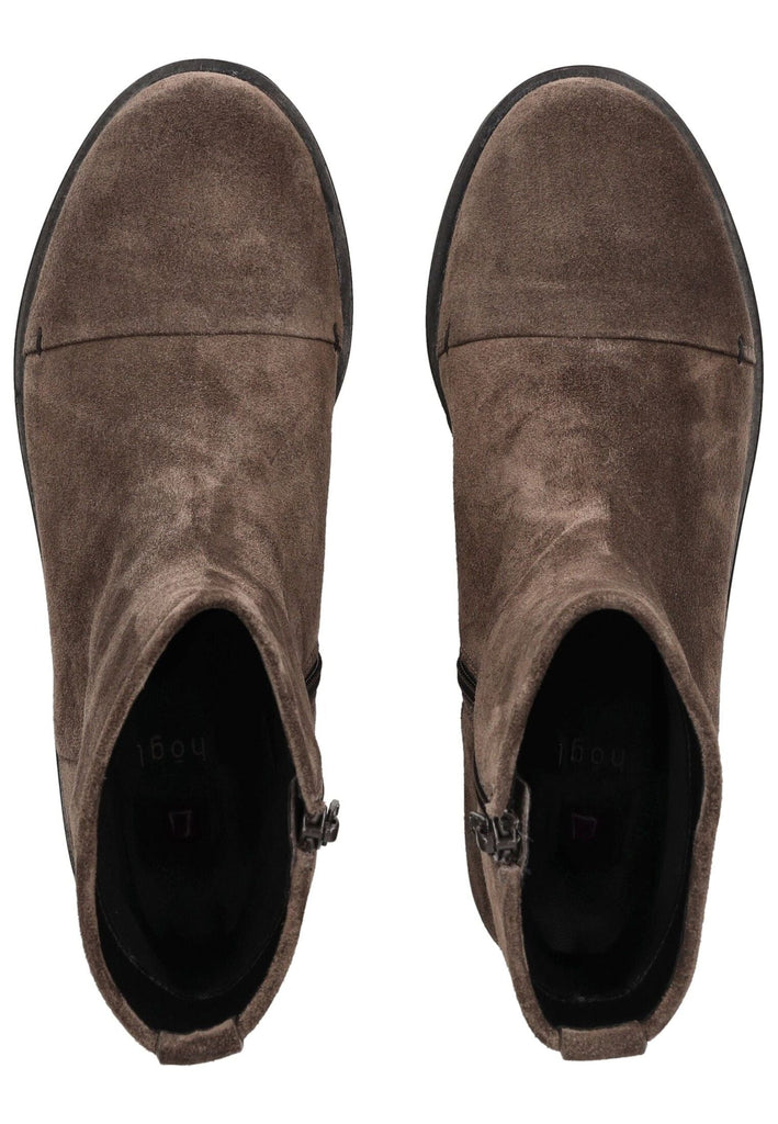 Högl Stiefelette Veloursleder Dunkelgrau