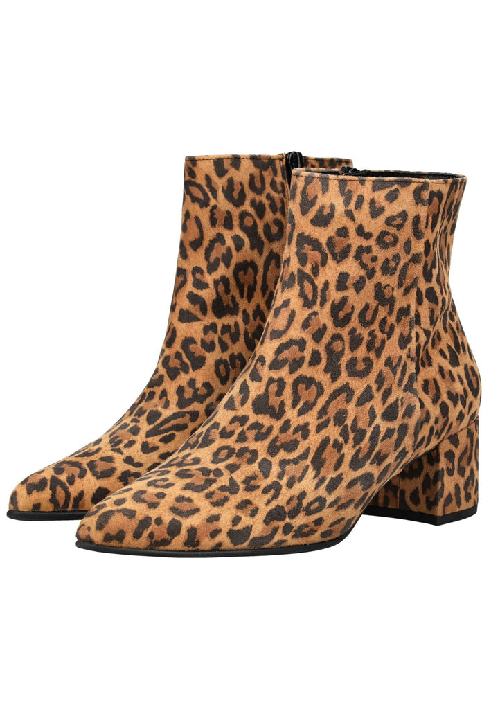 Högl Stiefelette Veloursleder Leopard