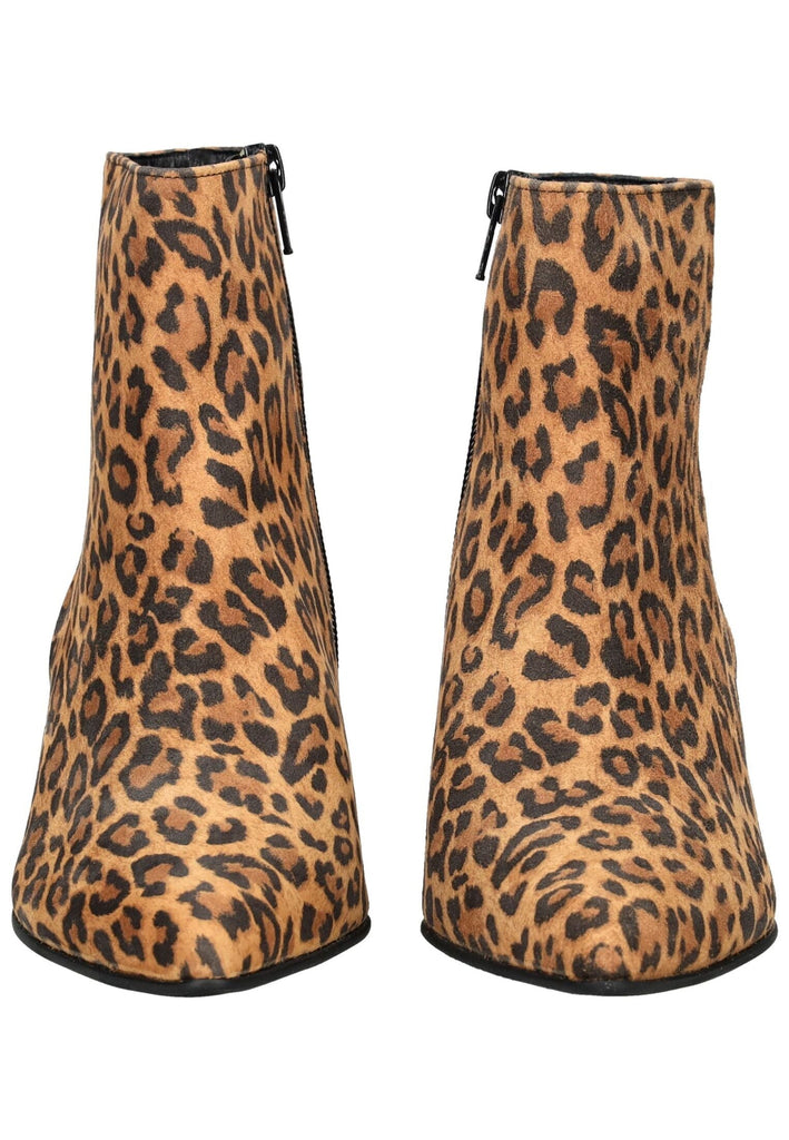 Högl Stiefelette Veloursleder Leopard