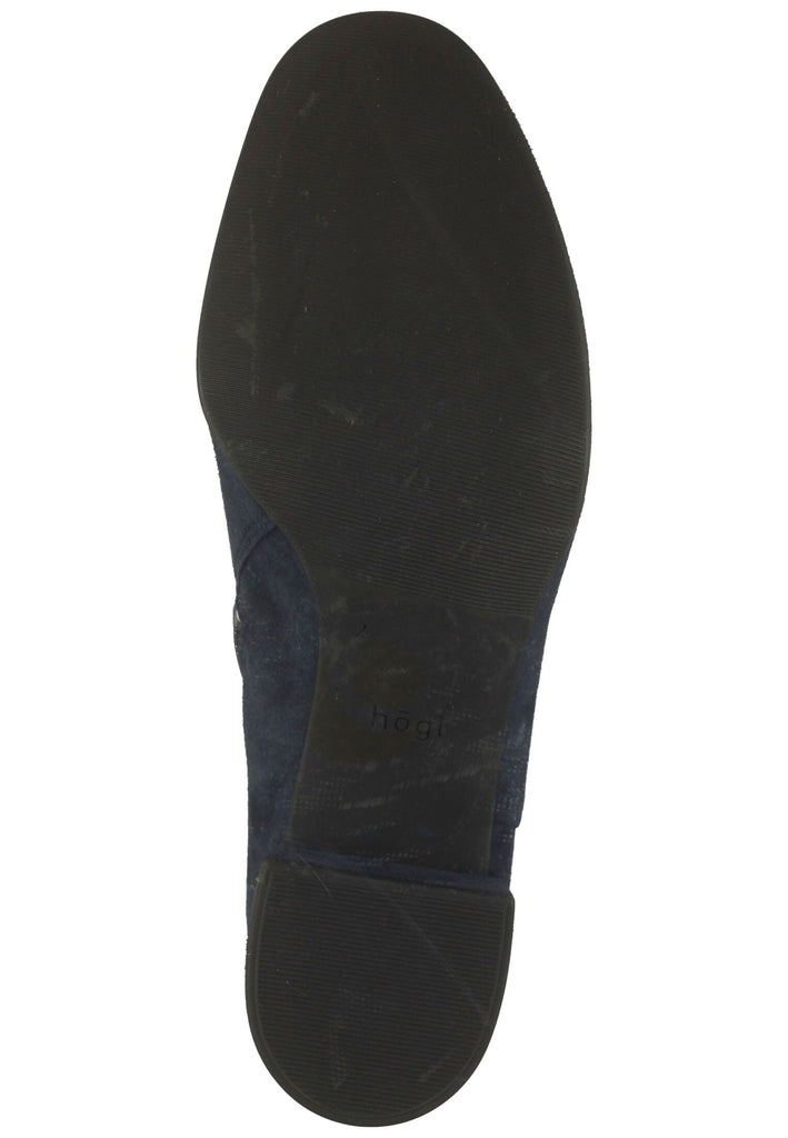 Högl Stiefelette Veloursleder Marine