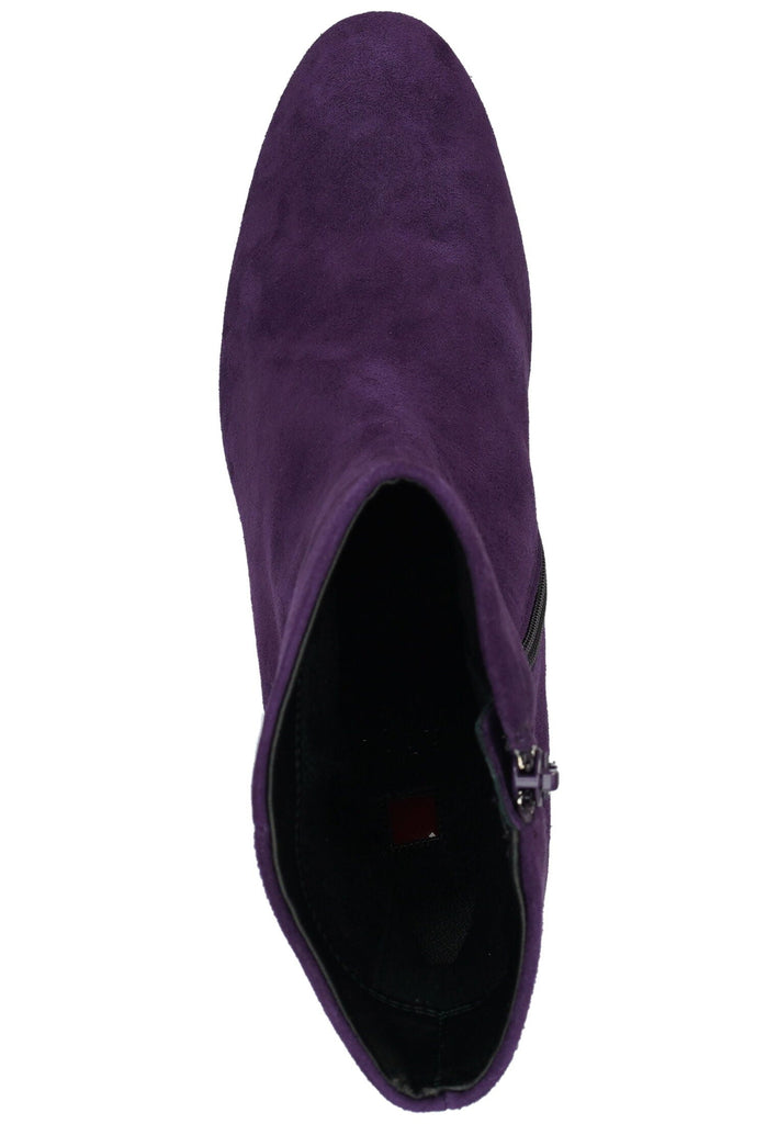 Högl Stiefelette Veloursleder Purple