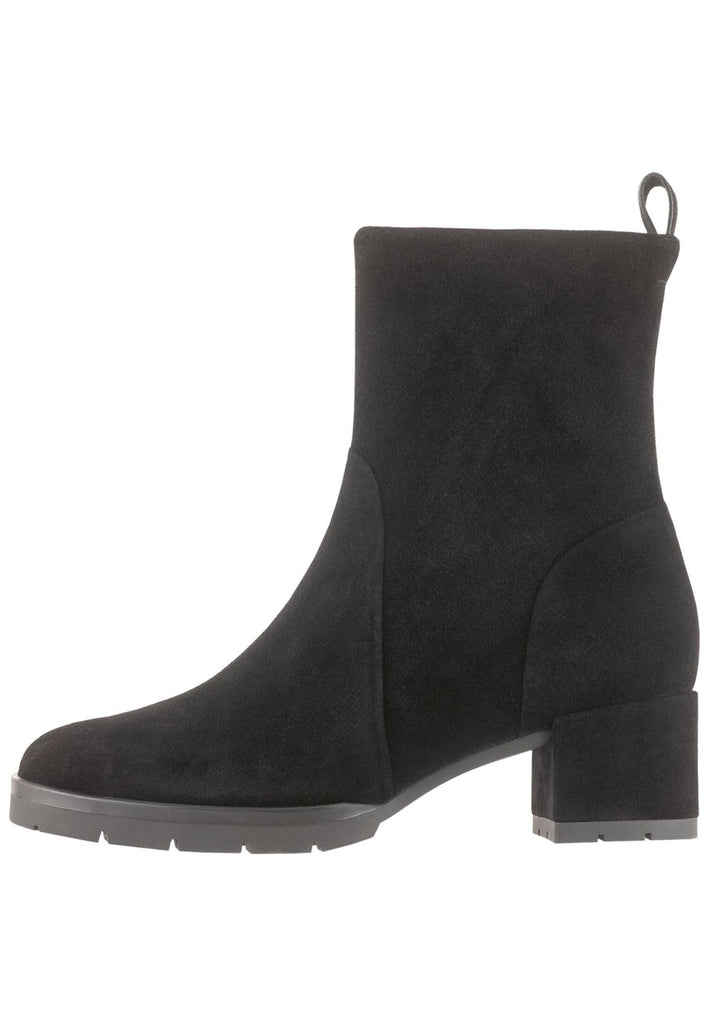 Högl Stiefelette Veloursleder Schwarz
