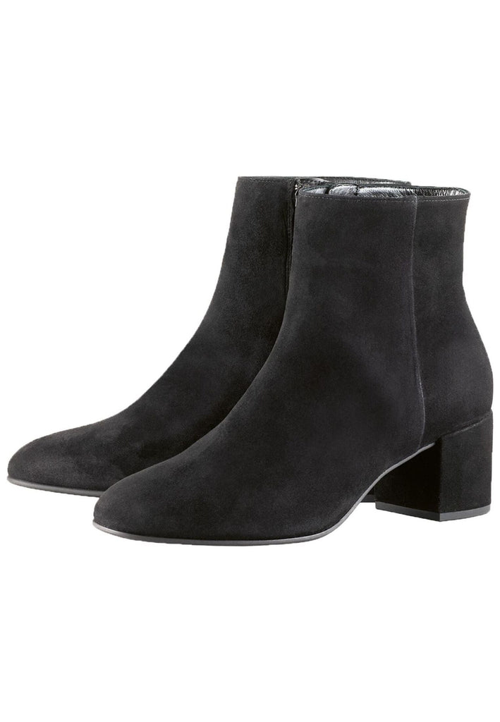 Högl Stiefelette Veloursleder Schwarz