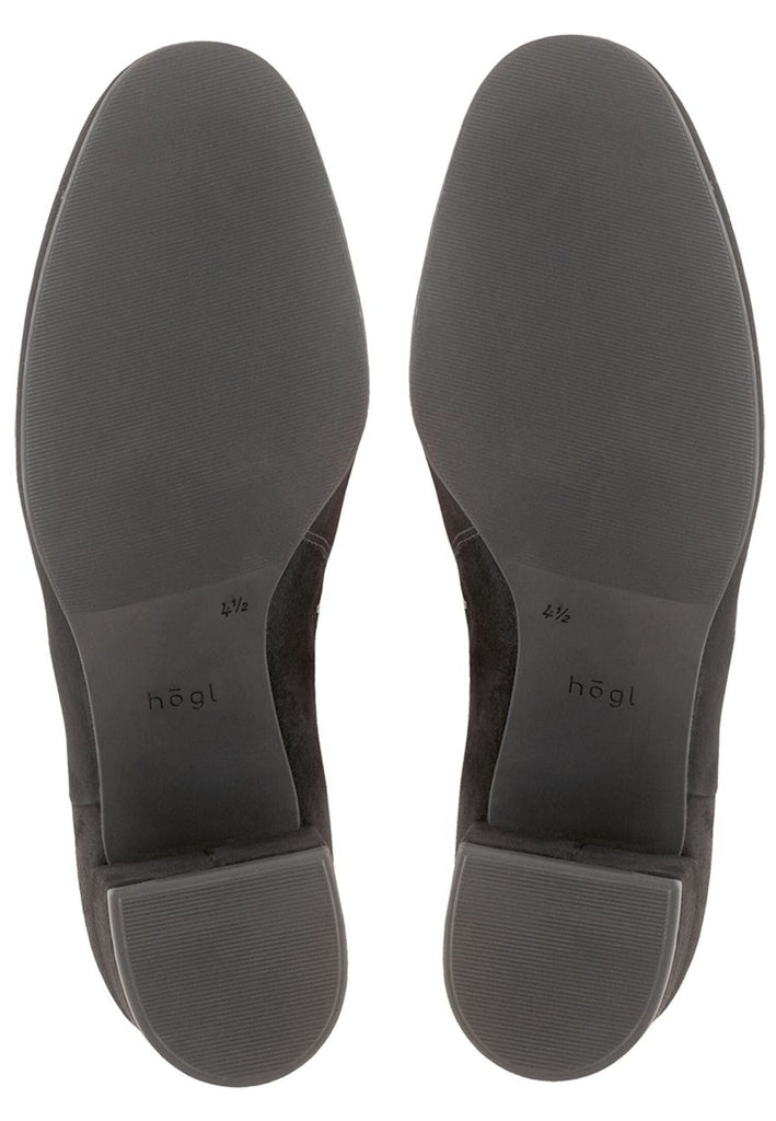Högl Stiefelette Veloursleder Schwarz