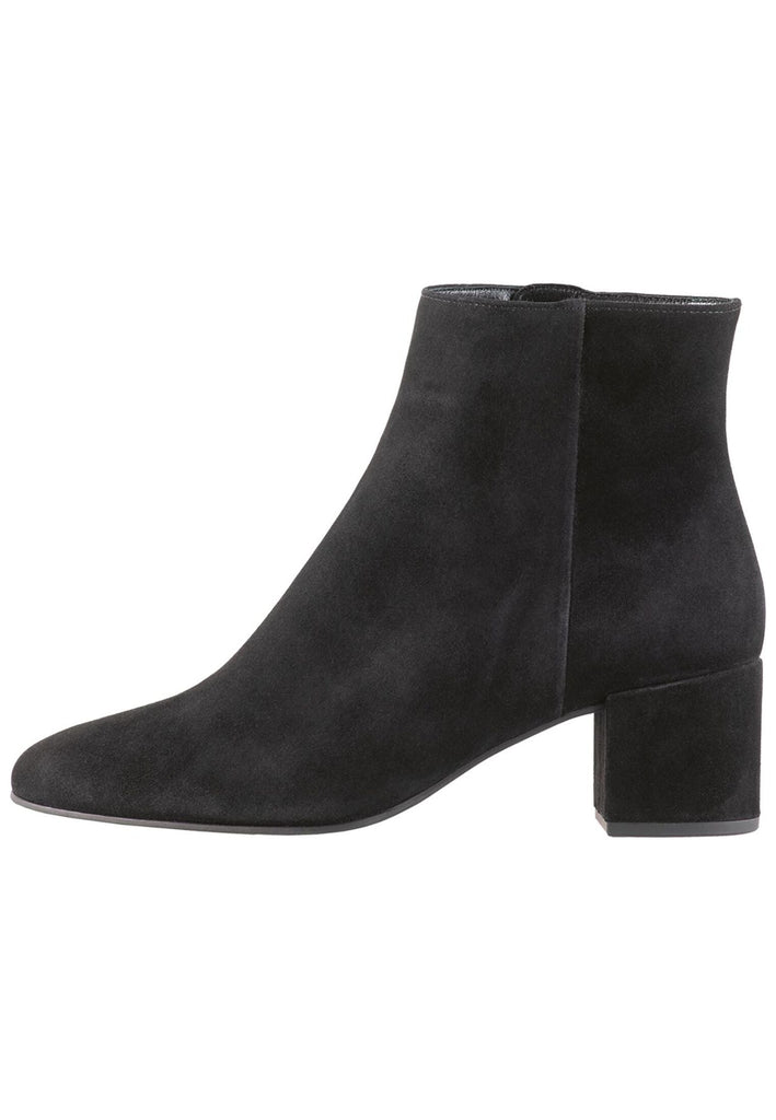 Högl Stiefelette Veloursleder Schwarz