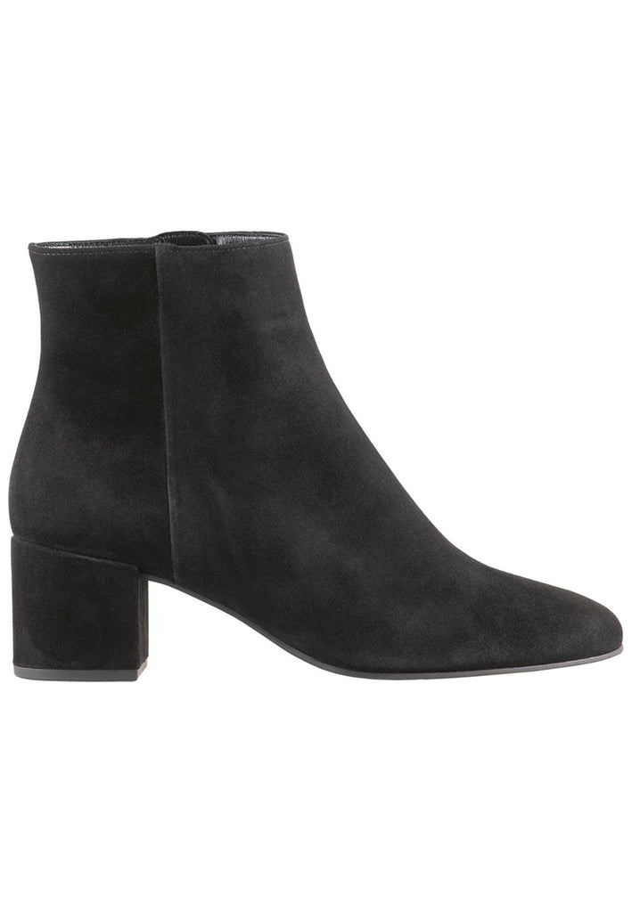 Högl Stiefelette Veloursleder Schwarz