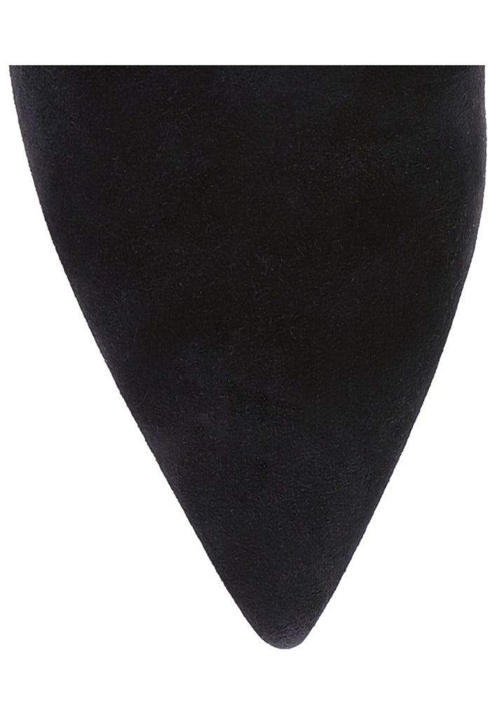 Högl Stiefelette Veloursleder Schwarz