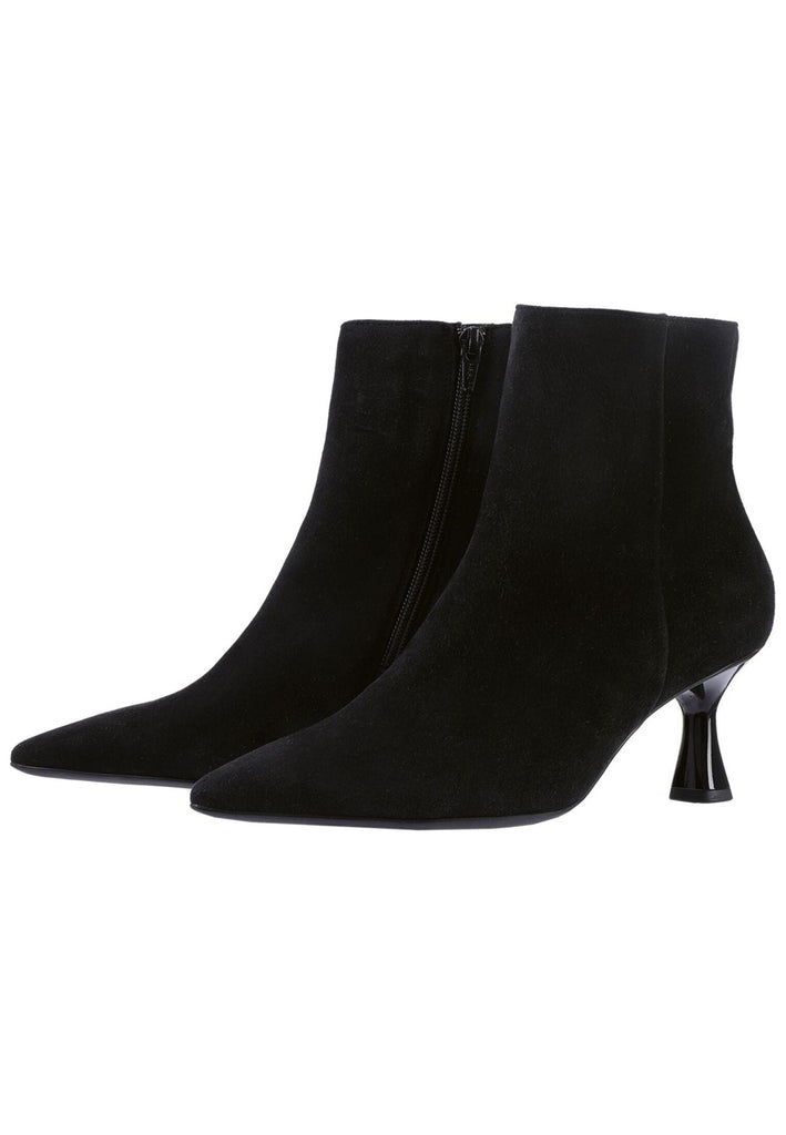 Högl Stiefelette Veloursleder Schwarz