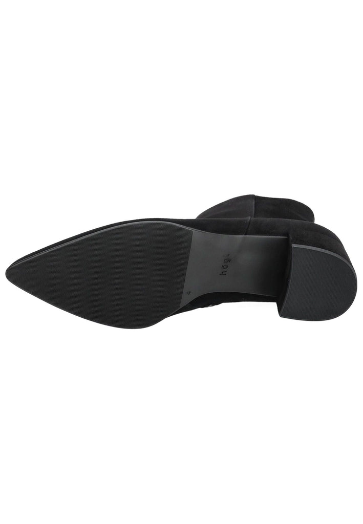 Högl Stiefelette Veloursleder Schwarz
