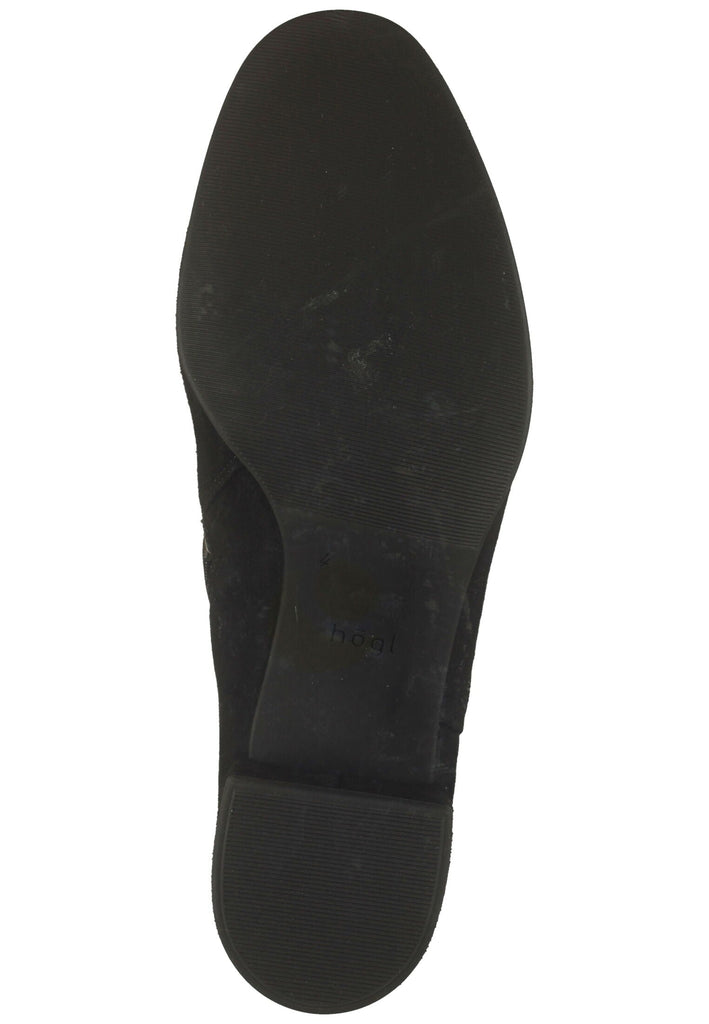 Högl Stiefelette Veloursleder Schwarz