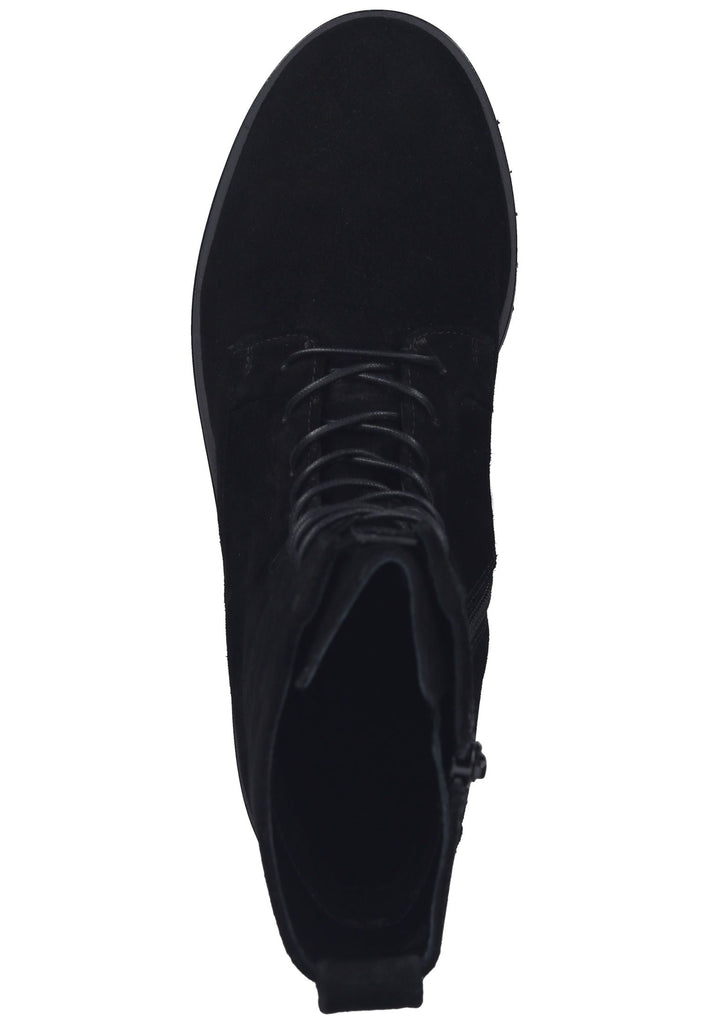 Högl Stiefelette Veloursleder Schwarz