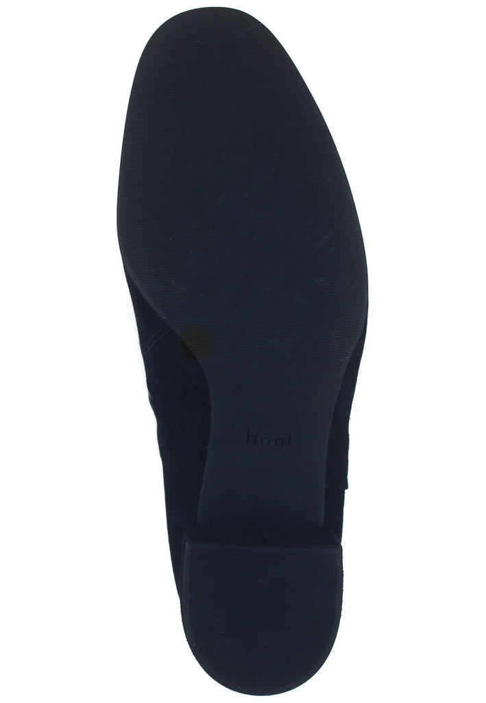 Högl Stiefelette Veloursleder Schwarz