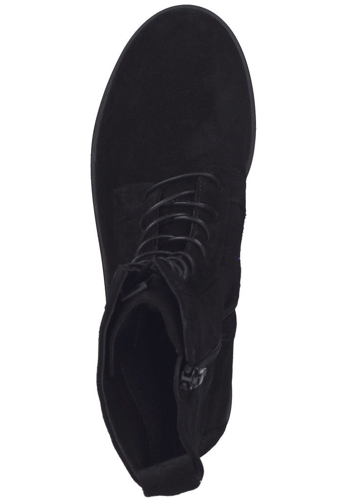 Högl Stiefelette Veloursleder Schwarz