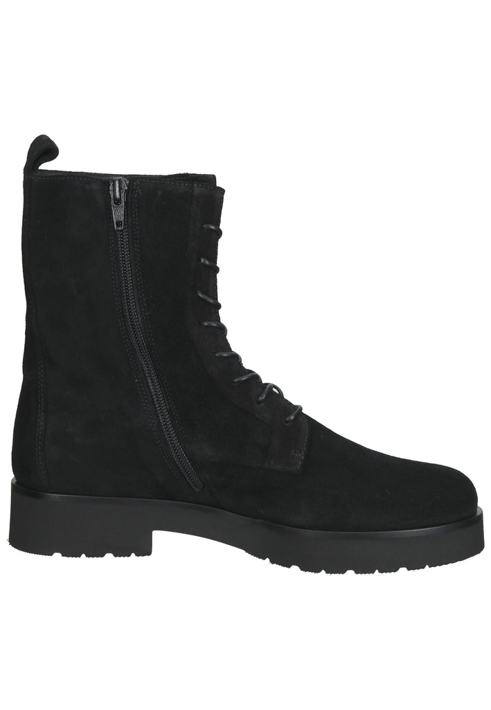 Högl Stiefelette Veloursleder Schwarz