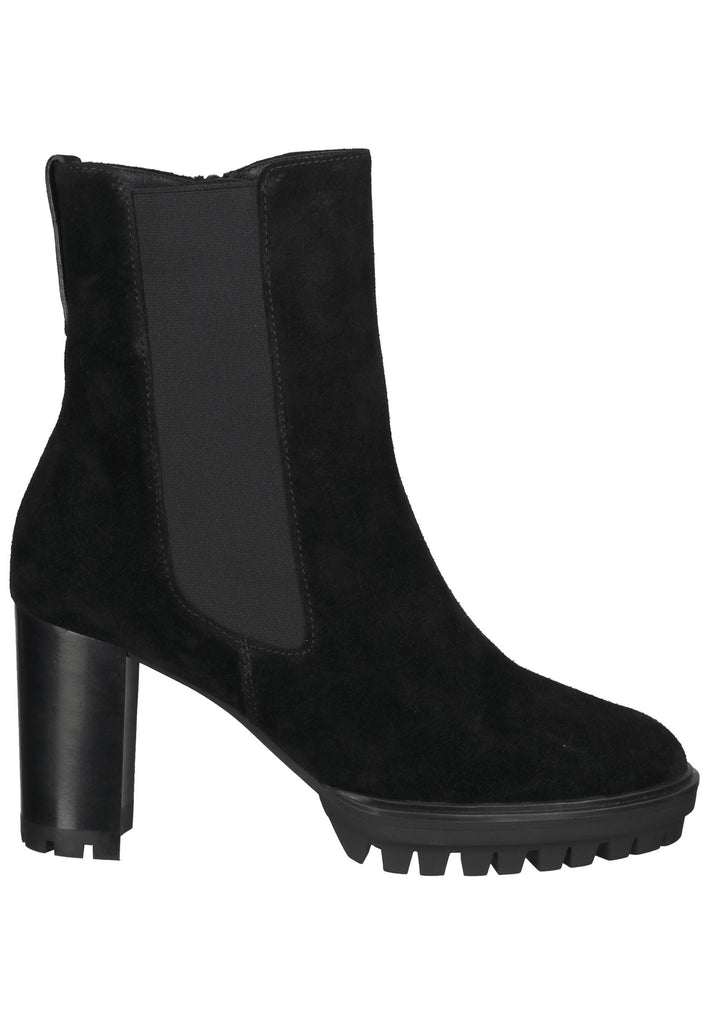 Högl Stiefelette Veloursleder Schwarz