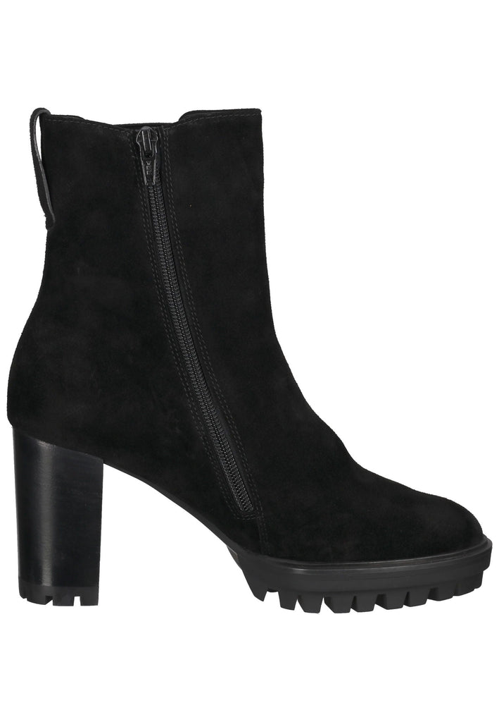 Högl Stiefelette Veloursleder Schwarz