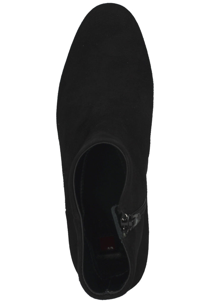 Högl Stiefelette Veloursleder Schwarz