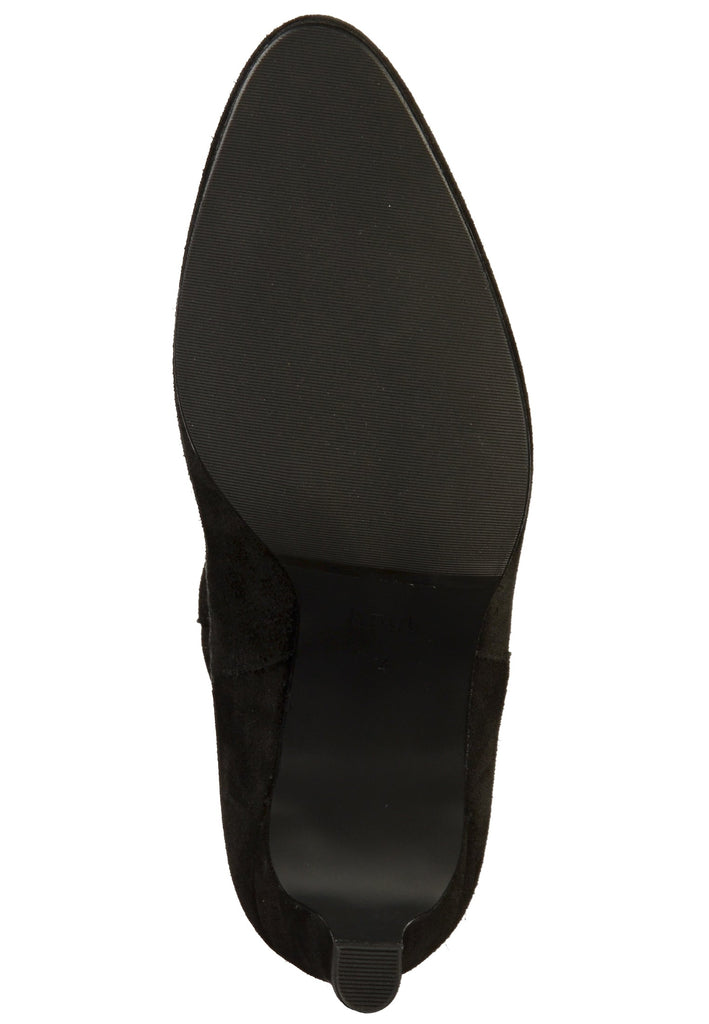 Högl Stiefelette Veloursleder Schwarz