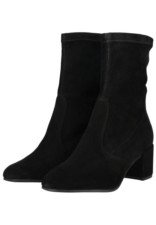 Högl Stiefelette Veloursleder Schwarz