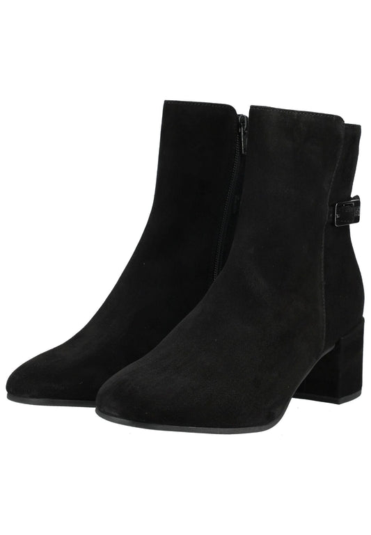 Högl Stiefelette Veloursleder Schwarz