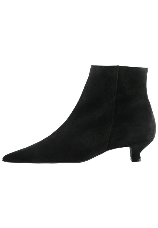 Högl Stiefelette Veloursleder Schwarz