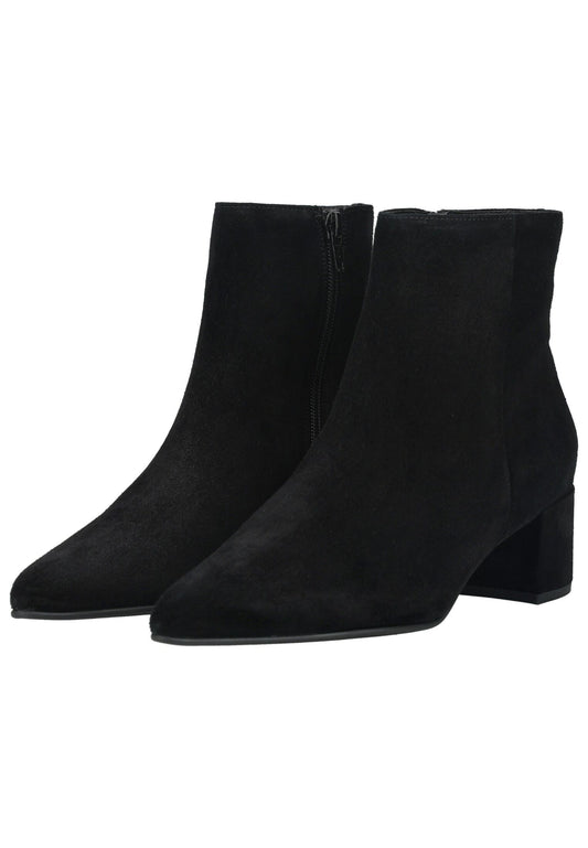 Högl Stiefelette Veloursleder Schwarz
