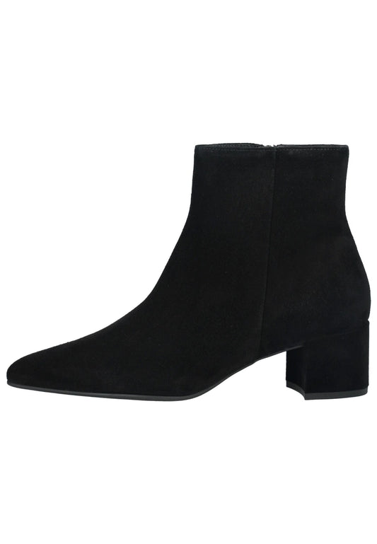 Högl Stiefelette Veloursleder Schwarz