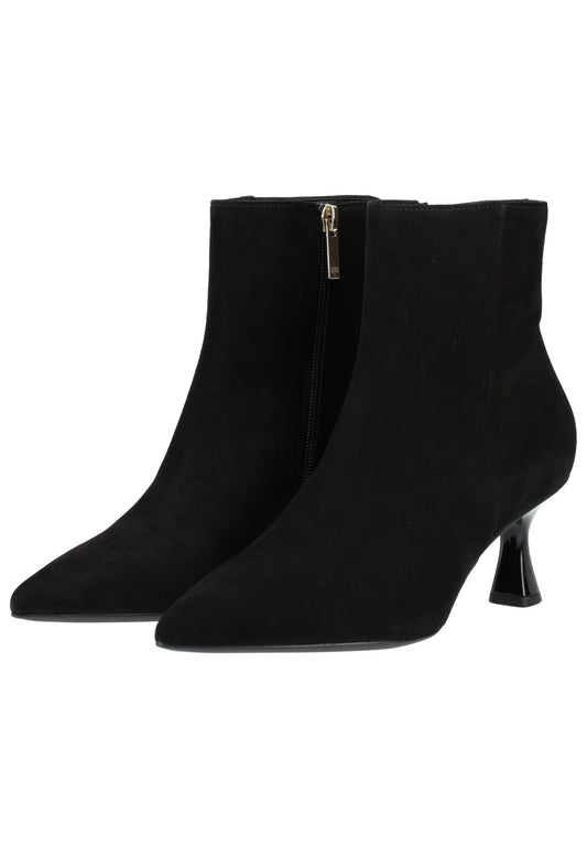 Högl Stiefelette Veloursleder Schwarz