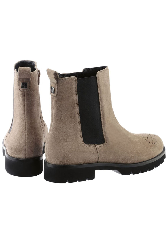 Högl Stiefelette Veloursleder Taupe