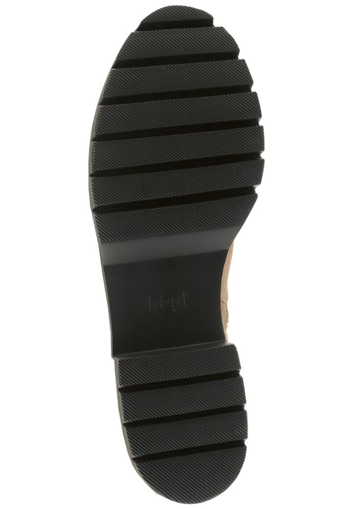 Högl Stiefelette Veloursleder Taupe