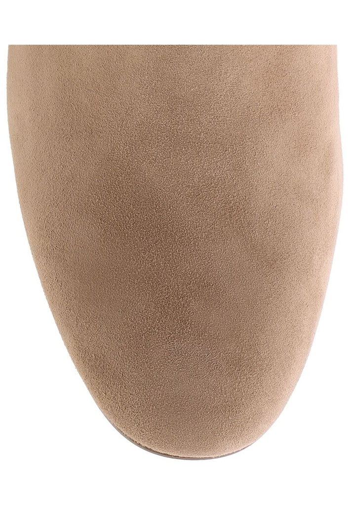 Högl Stiefelette Veloursleder Taupe