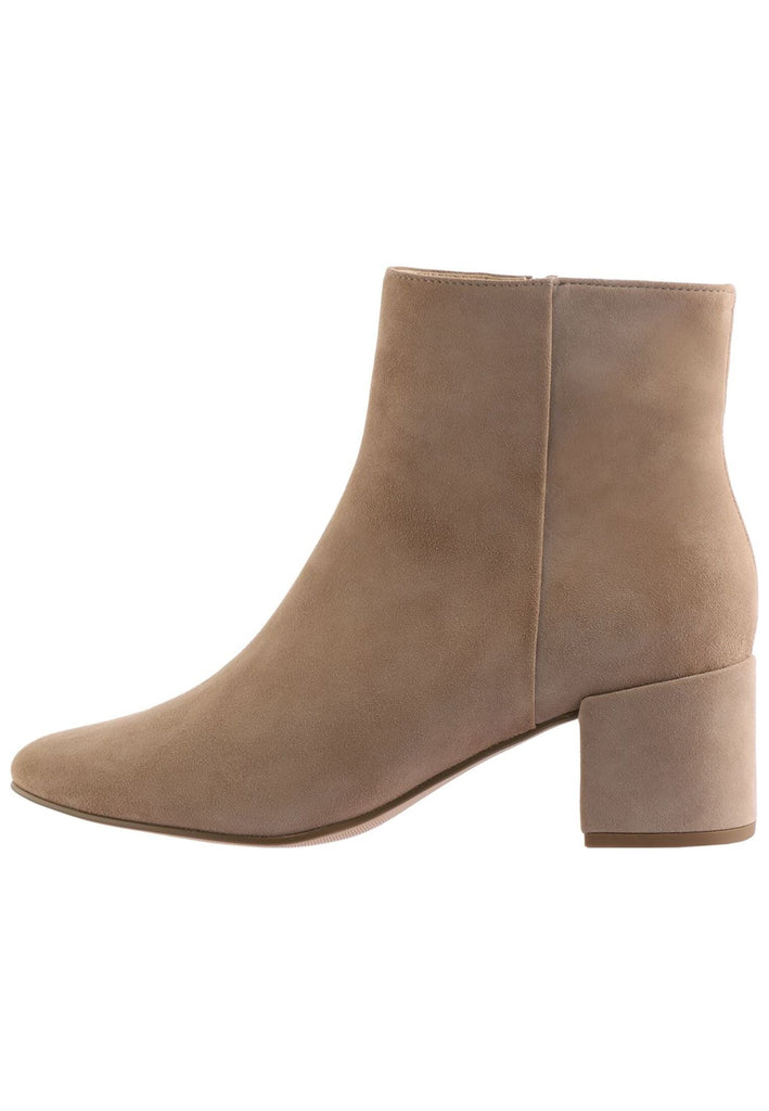 Högl Stiefelette Veloursleder Taupe