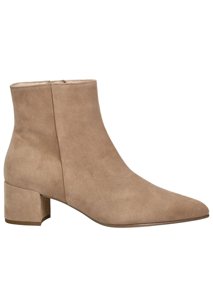 Högl Stiefelette Veloursleder Taupe