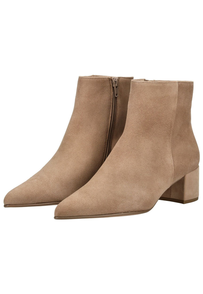 Högl Stiefelette Veloursleder Taupe