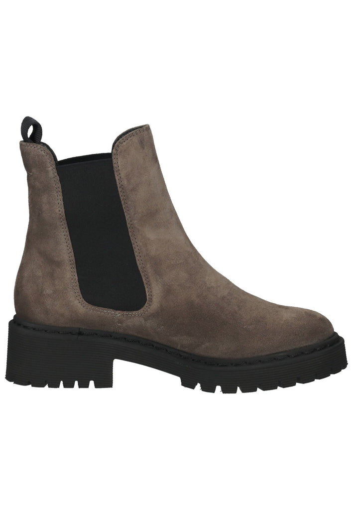 Högl Stiefelette Veloursleder Taupe