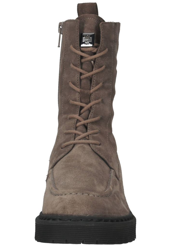 Högl Stiefelette Veloursleder Taupe