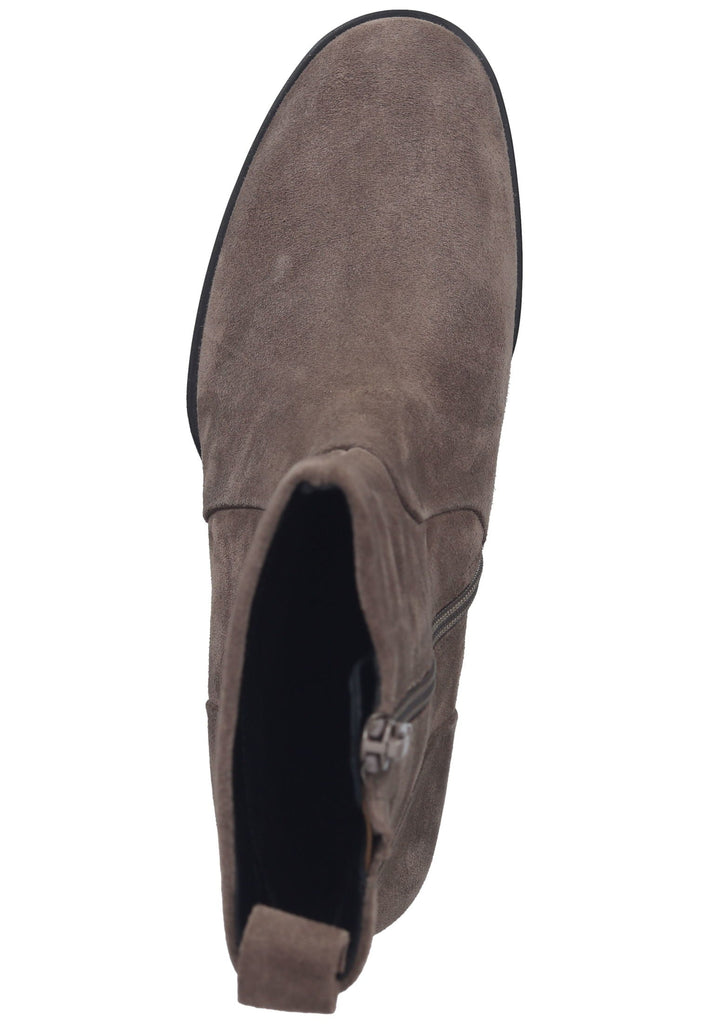 Högl Stiefelette Veloursleder Taupe