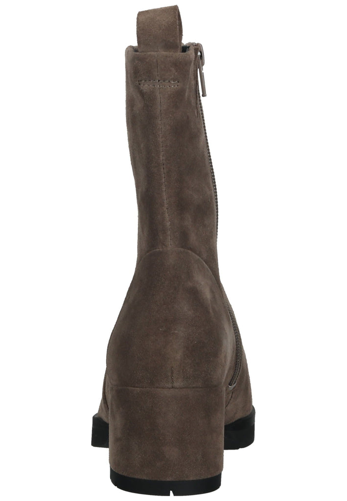 Högl Stiefelette Veloursleder Taupe