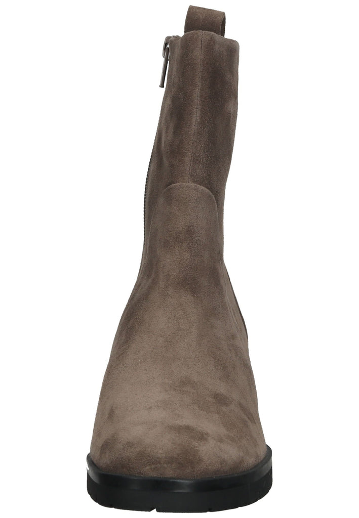 Högl Stiefelette Veloursleder Taupe