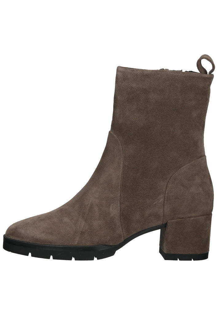 Högl Stiefelette Veloursleder Taupe