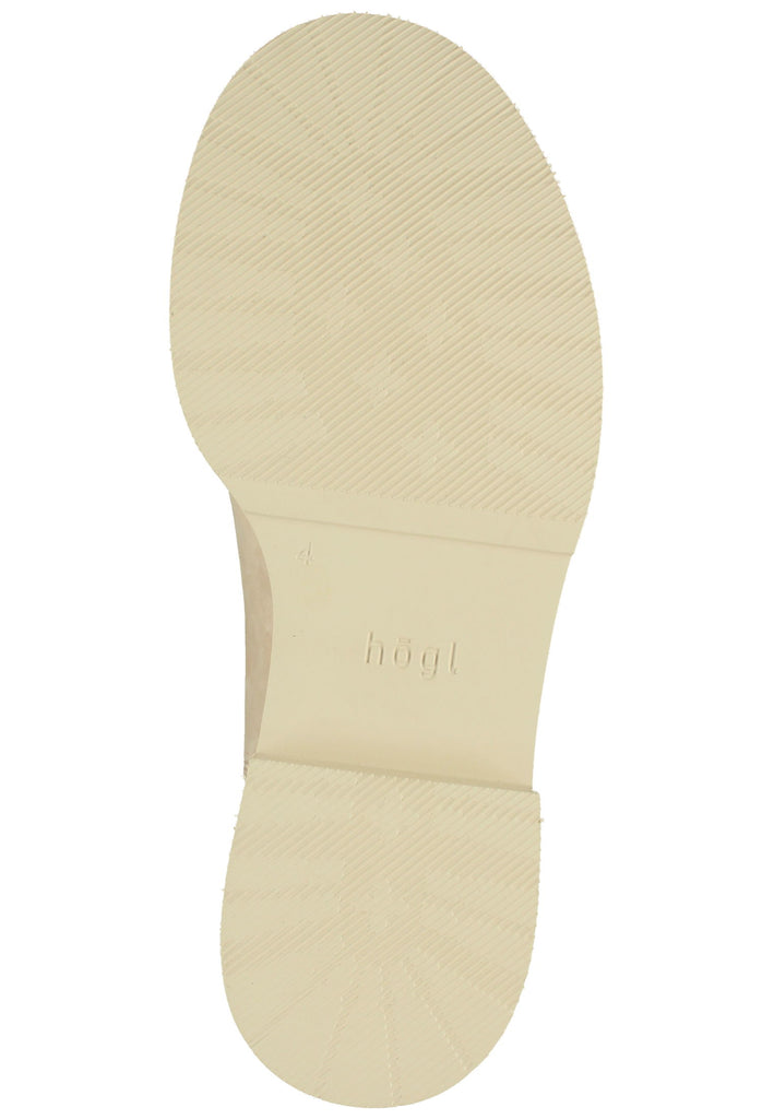 Högl Stiefelette Veloursleder Taupe