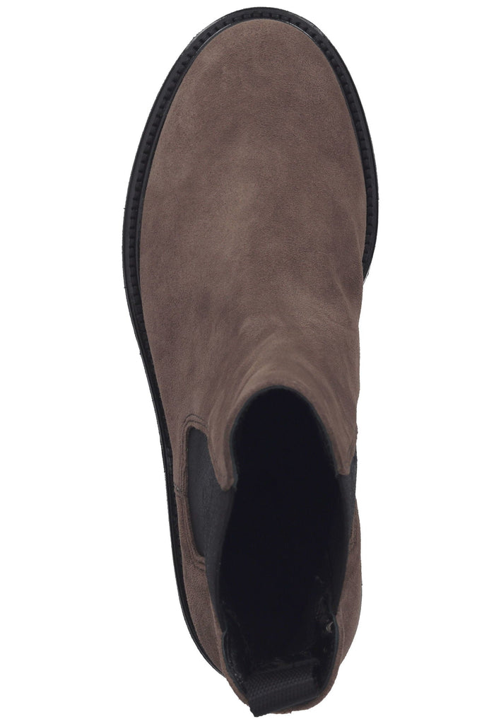 Högl Stiefelette Veloursleder Taupe