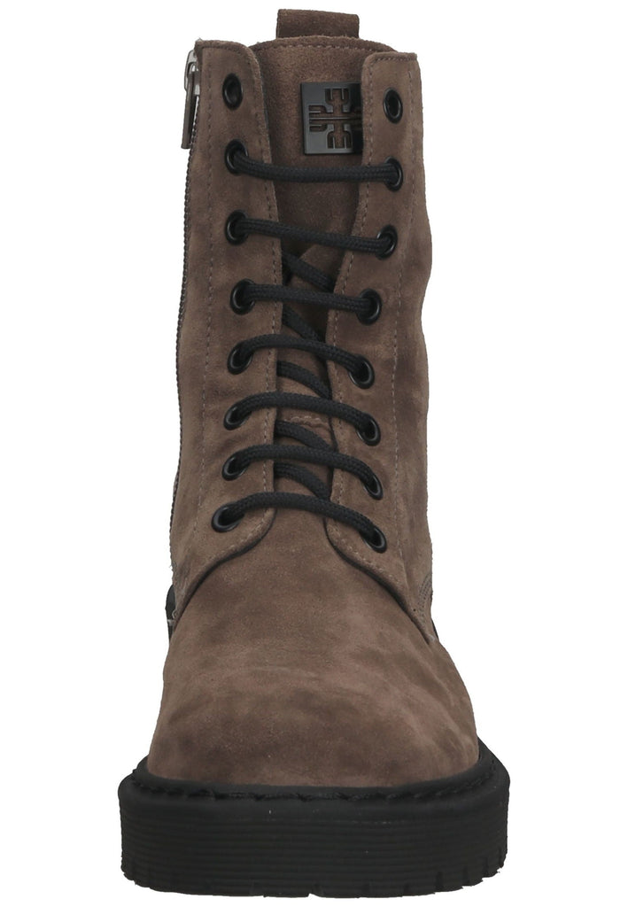 Högl Stiefelette Veloursleder Taupe